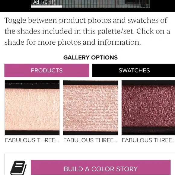 NWOB Fabulous Three Veluxe Pearlfushion Shadow Trio Palette